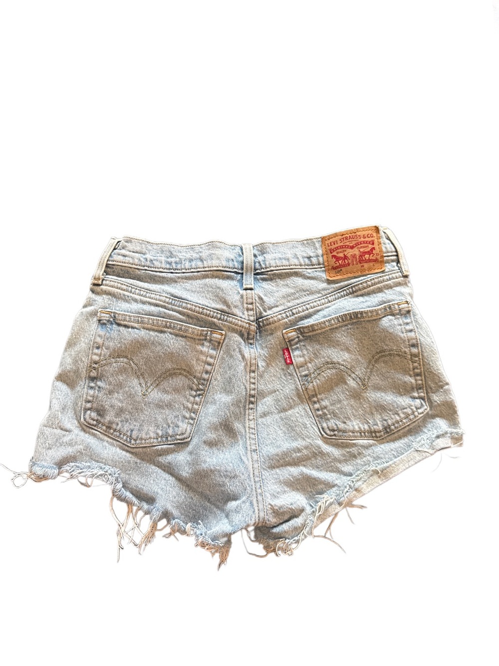 Levi's 501 Button Fly Denim Cutoff Shorts 2” Size 28 - Picture 2 of 5